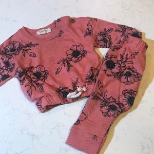 Baby girl, Jessica Simpson, 6/9M, 2 pc set